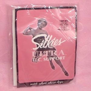 Vintage Stockings Color Nude / Natural, Size Large, Beige, Sealed New Support